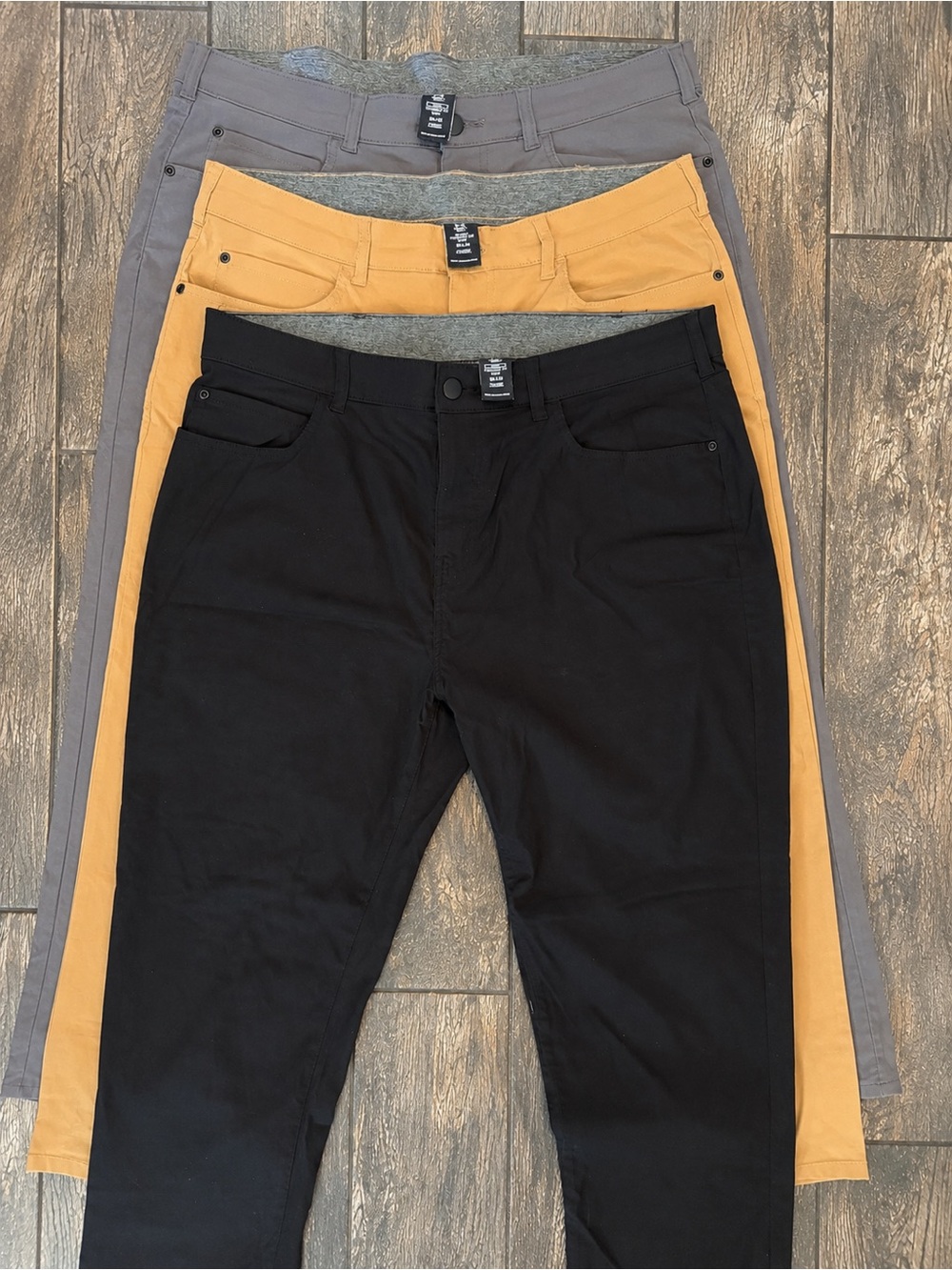 Men’s Lot of 3 Denali Straight Fit Performance Pants 36x32 Stretch